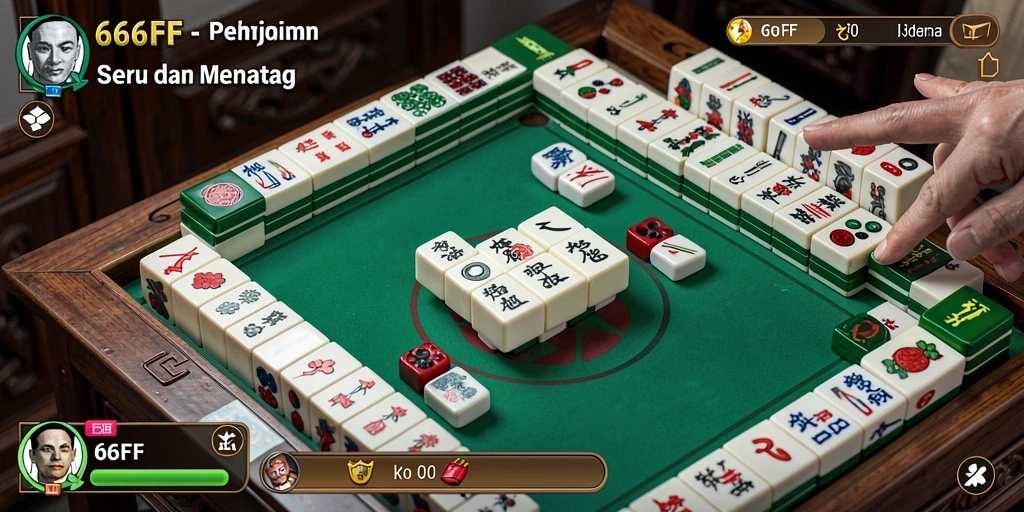 Tampilan gameplay Mahjong yang menarik di 666FF.