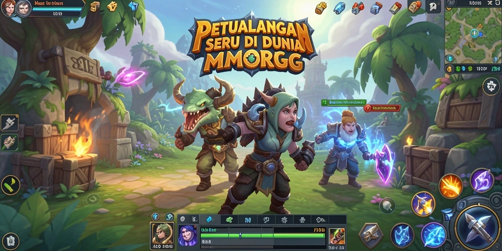 Tampilan gameplay seru di dunia fantasi 8II.