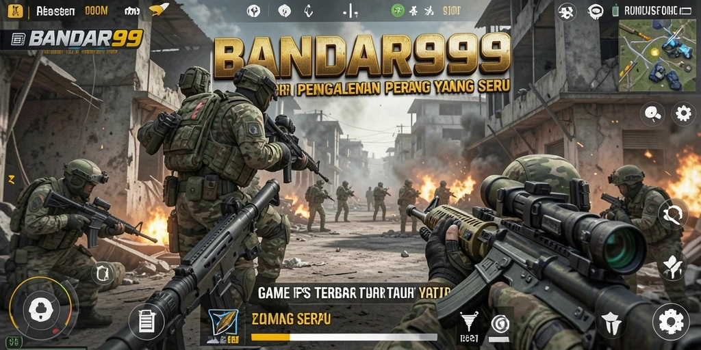 Tampilan seru dari game FPS BANDAR99 yang mendebarkan.