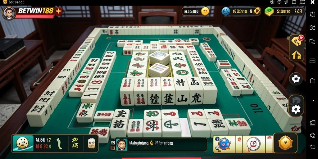 Tampilan utama game BETWIN188 dengan elemen Mahjong yang menarik.