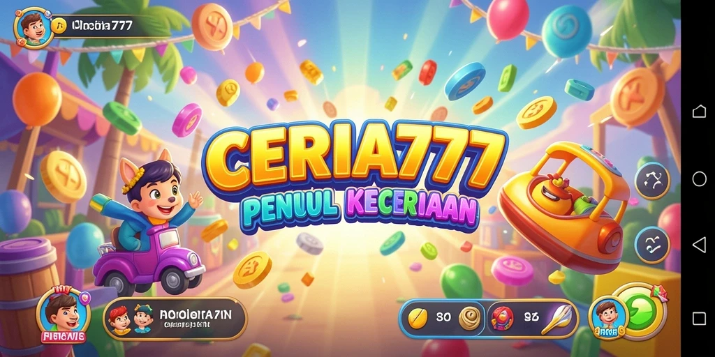 Tampilan gameplay CERIA777 yang seru dan penuh warna.