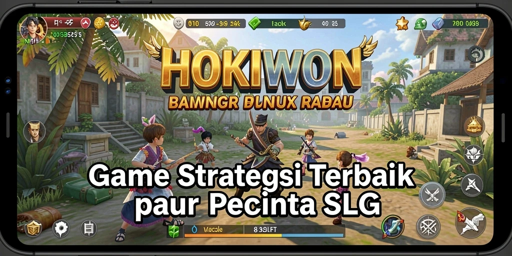 Tampilan gameplay menantang di HOKIWON dengan karakter menarik.