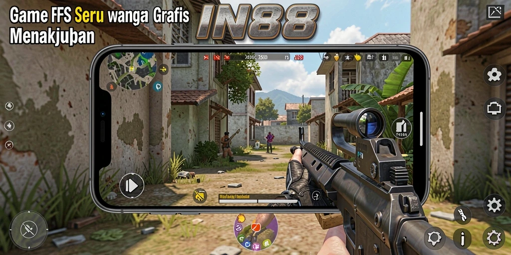 Tampilan menakjubkan dari gameplay <strong>IN88</strong> dengan aksi tembak-menembak yang intens.