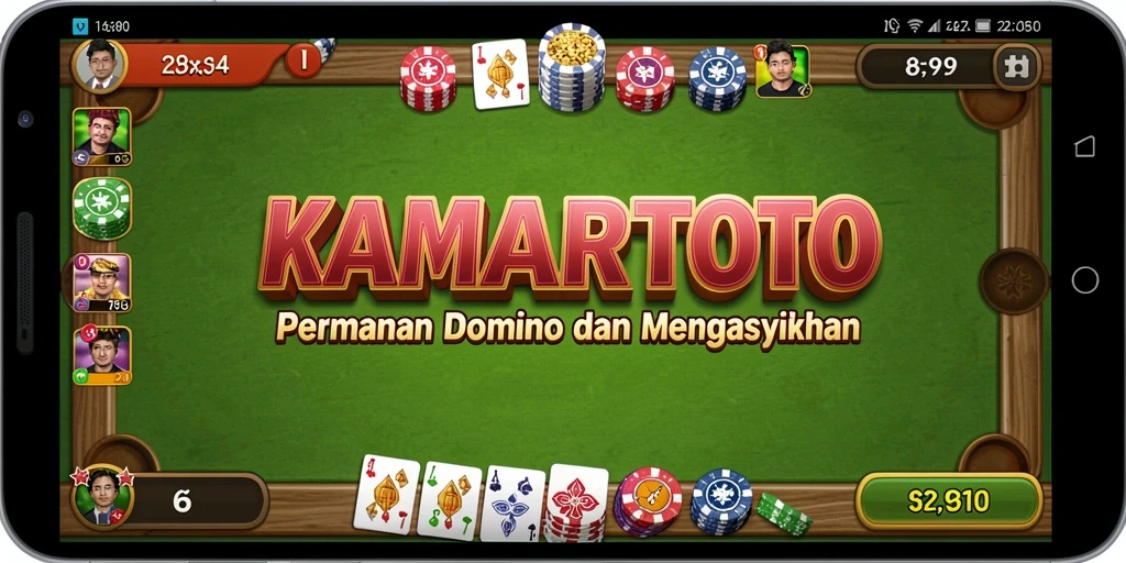 Tampilan gameplay yang menarik dalam KAMARTOTO.