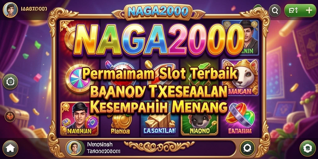 Tampilan gameplay NAGA2000 yang mengasyikkan dengan berbagai mesin slot.