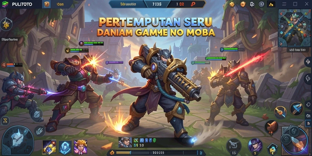 Gameplay seru PULITOTO di arena pertempuran
