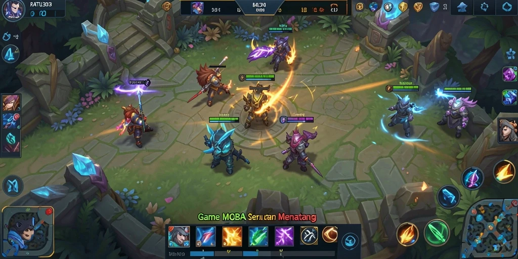 Screenshot gameplay RATU303 yang menampilkan aksi pertarungan seru.