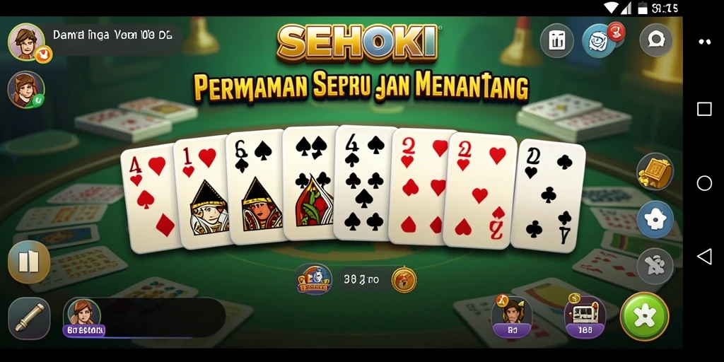 Screenshot SEHOKI menampilkan gameplay Domino yang seru dan interaktif.