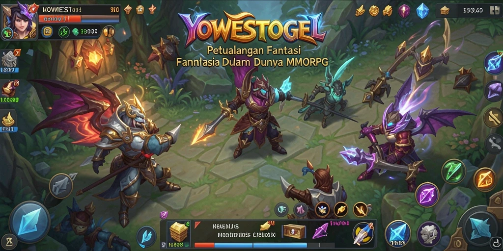 Gameplay YOWESTOGEL yang penuh aksi dan petualangan.